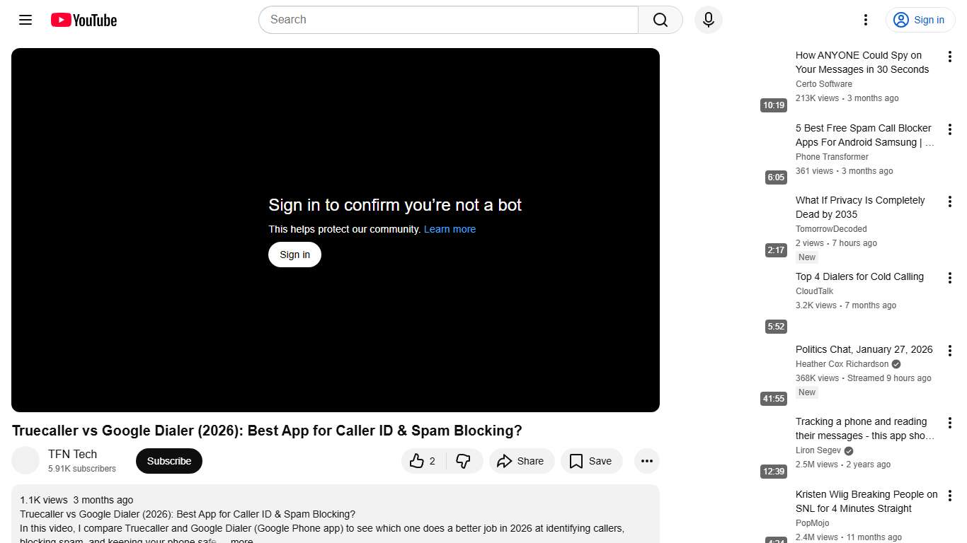 Truecaller vs Google Dialer (2026): Best App for Caller ID & Spam Blocking? - YouTube